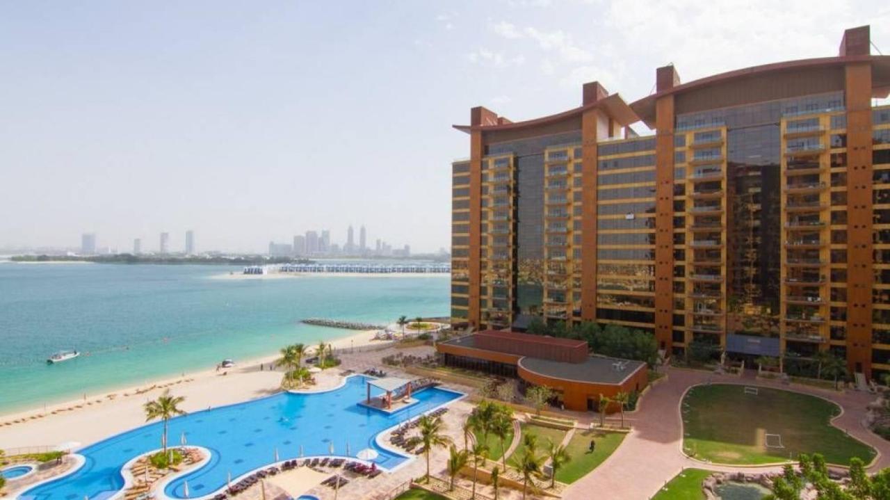 迪拜Tiara - Luxury Palm Jumeirah - Private Beach And Pool!公寓 外观 照片