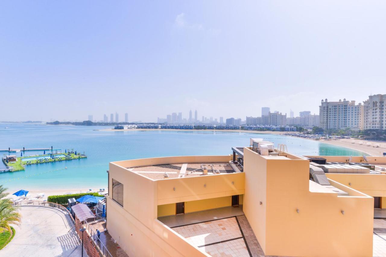 迪拜Tiara - Luxury Palm Jumeirah - Private Beach And Pool!公寓 外观 照片